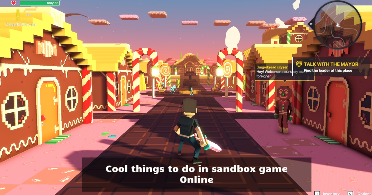 Cool things to do in sandbox game Online