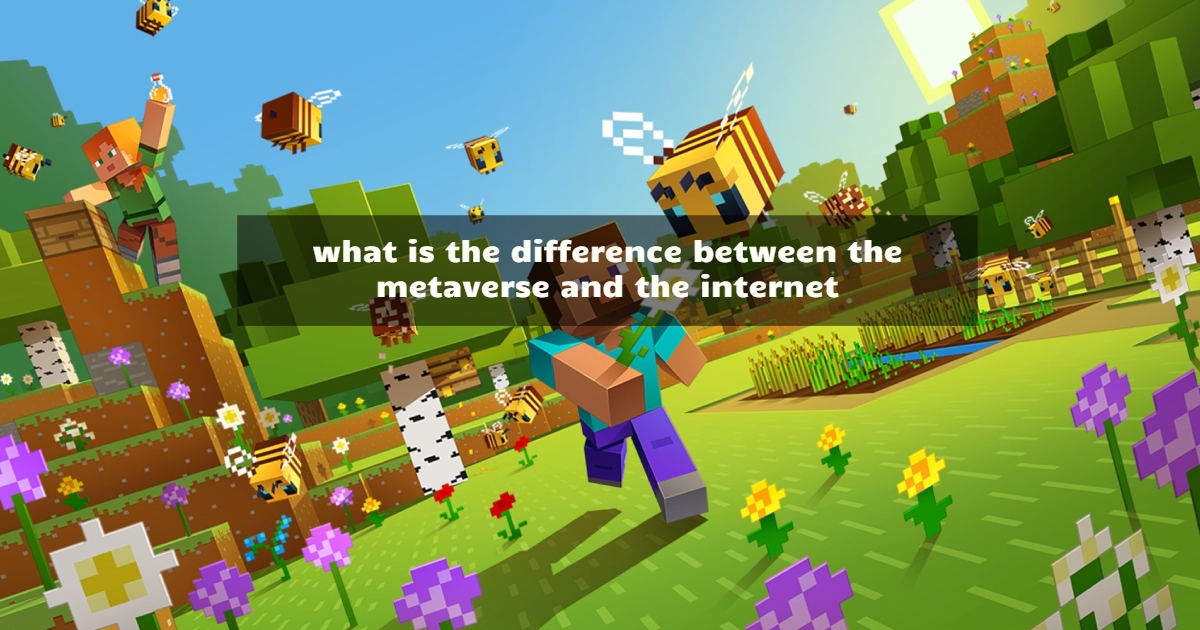 what is the difference between the metaverse and the internet